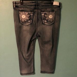 Hydraulic long capri jeans size 18W